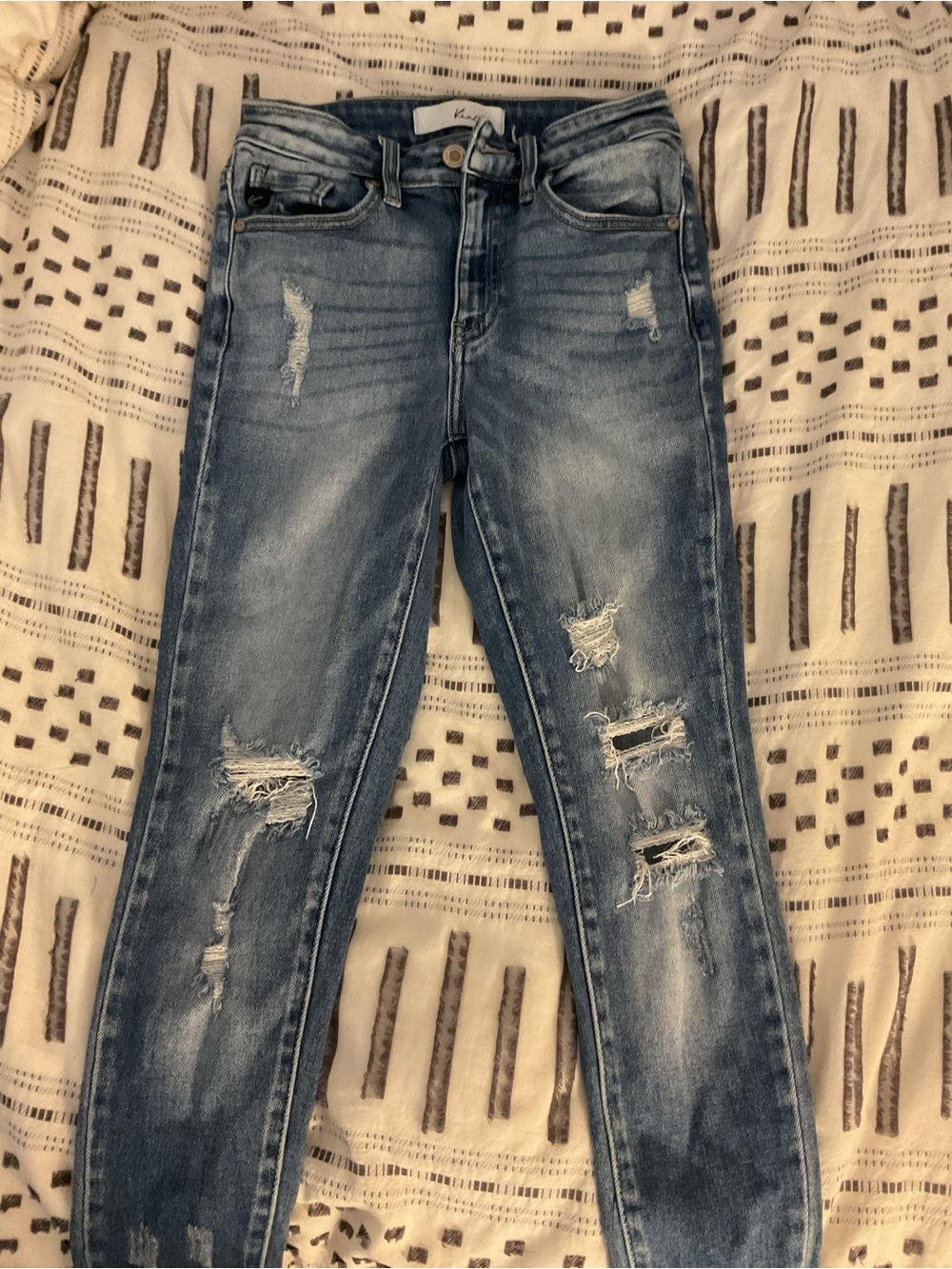 KanCan Light Blue Distressed Skinny Jeans